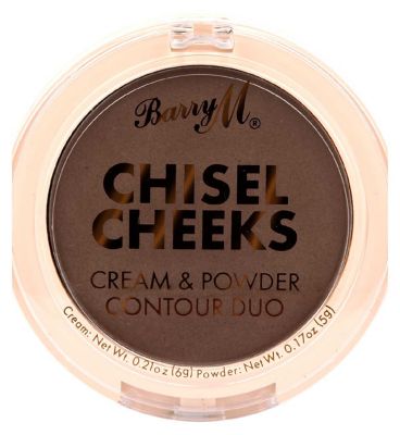 Barry M Chisel Cheeks Cream and Powder Contour Duo GOODS Boots deep  