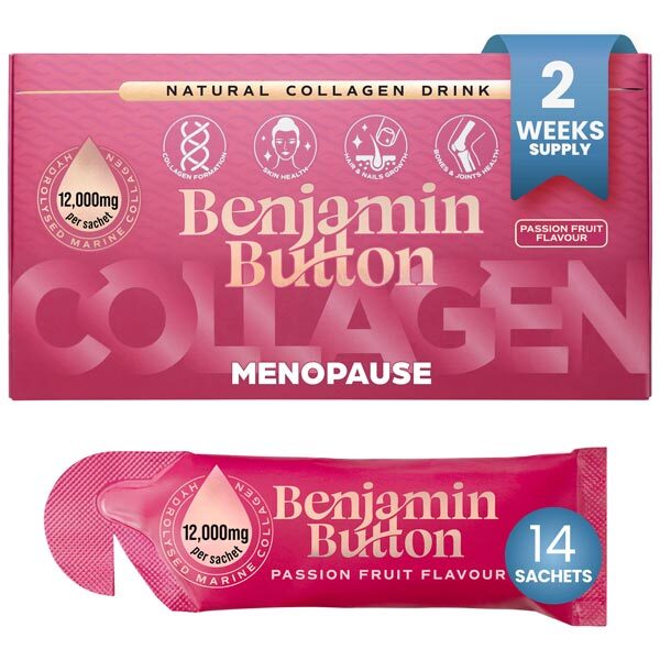BB Menopause Passionfruit Collagen sachets 14-pack, UK version