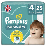 Pampers Baby-Dry Size 4 Nappies Carry Pack x25 GOODS Superdrug   