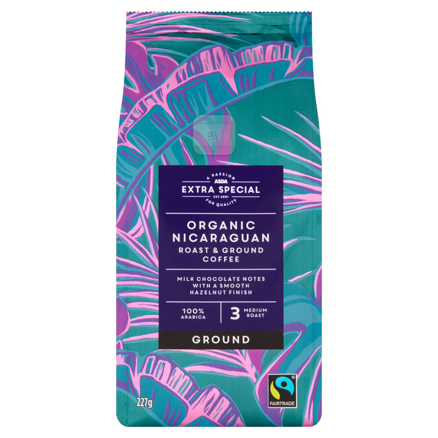 ASDA Extra Special Fairtrade Organic Nicaraguan Ground Coffee GOODS ASDA   