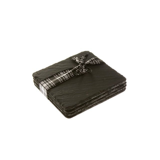 Just Slate Coasters Square    4 per pack