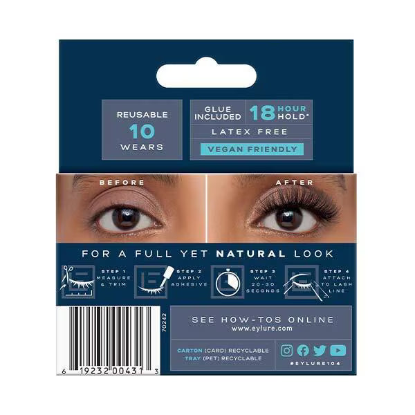 Eylure Volume 104 Cluster Effect False Eyelashes - British product