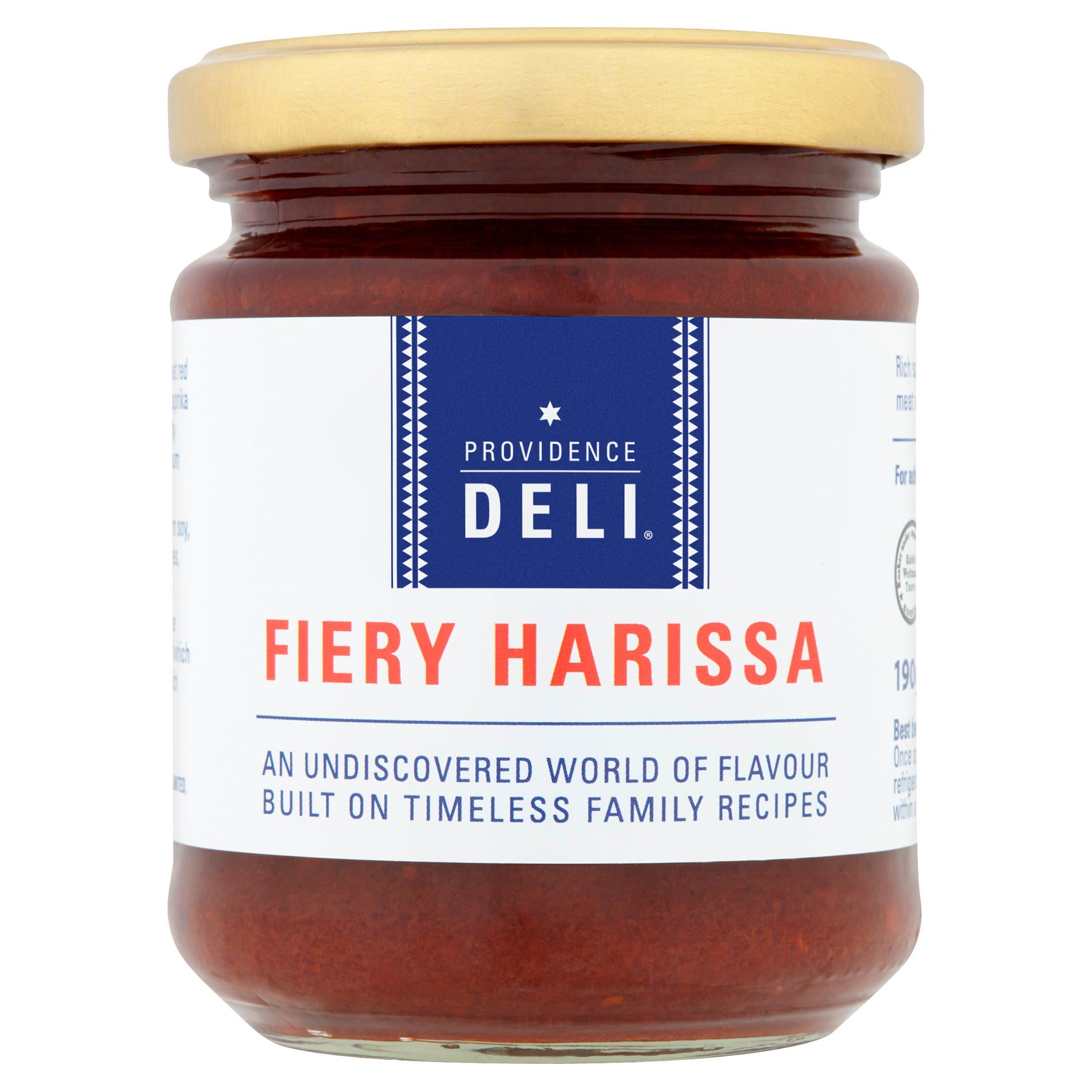 Providence Deli Fiery Harissa 190g Kosher Sainsburys   