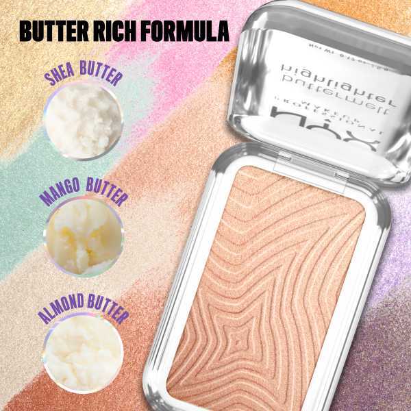 NYX Buttermelt Highlighter Glaze Butter , imported from the UK