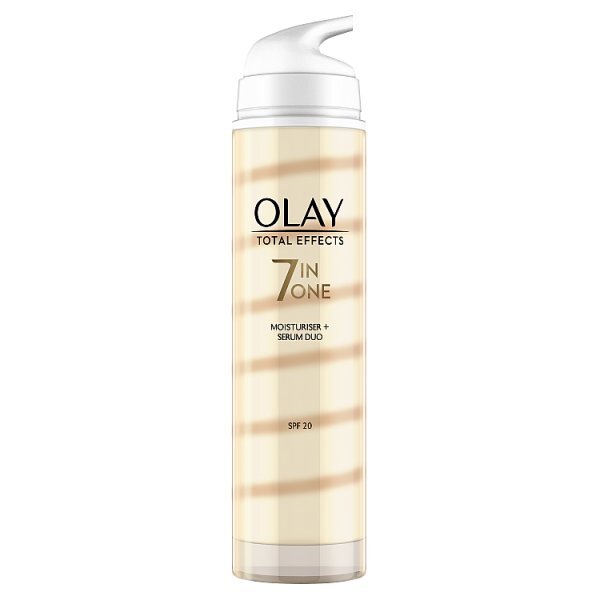 Olay Total Effects 7in1 Moisturiser + Serum Duo SPF20 40ml GOODS Superdrug   