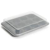 Habitat 12 cup muffin tray with plastic cover, imported from the UK