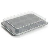 Habitat 12 cup muffin tray with plastic cover, imported from the UK