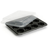 Habitat 12 cup muffin tray with plastic cover, imported from the UK