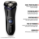 Remington R4002 cordless rotary shaver, imported from the UK
