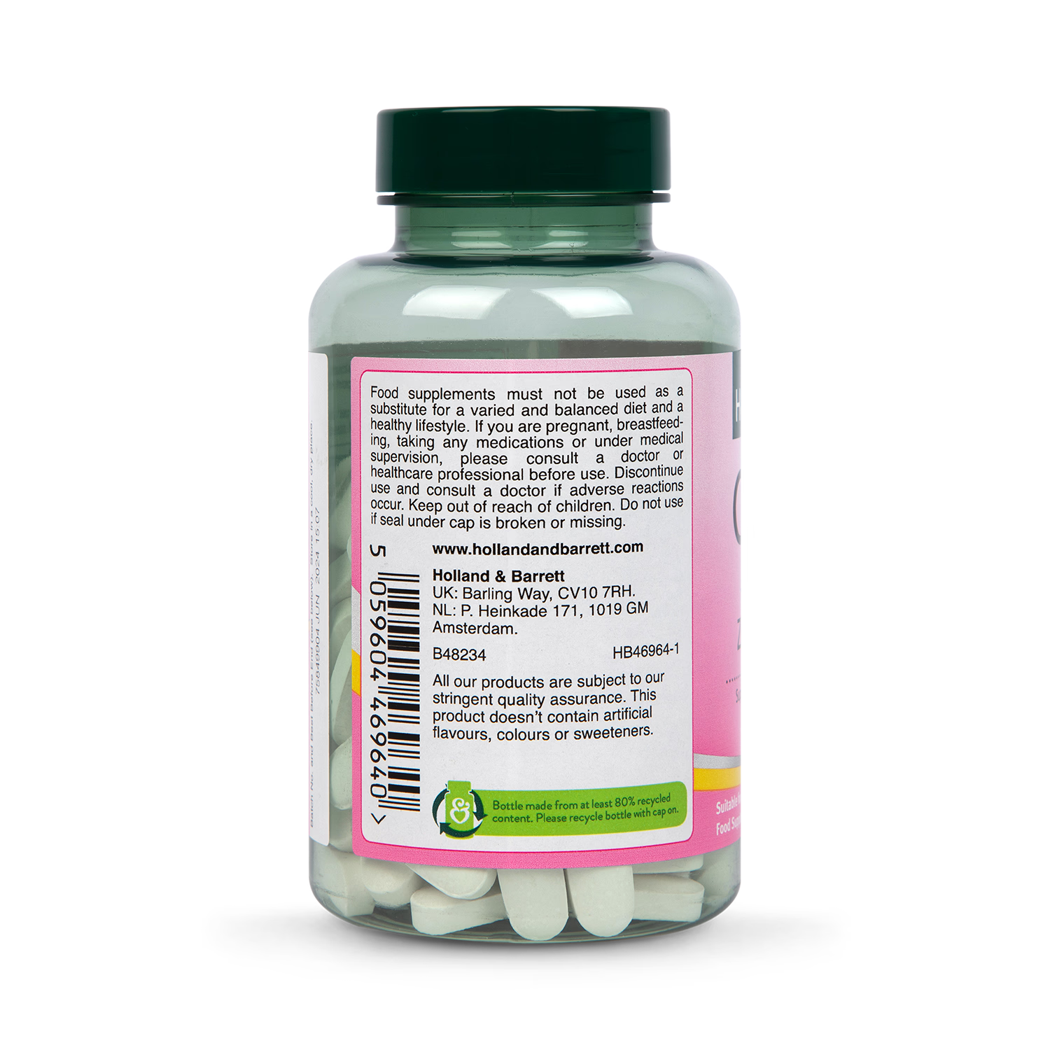 Holland & Barrett Calcium Magnesium Vitamin D 120 Tablets - British product