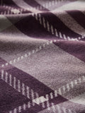 Dreams & Drapes purple Colville check duvet cover set - British product