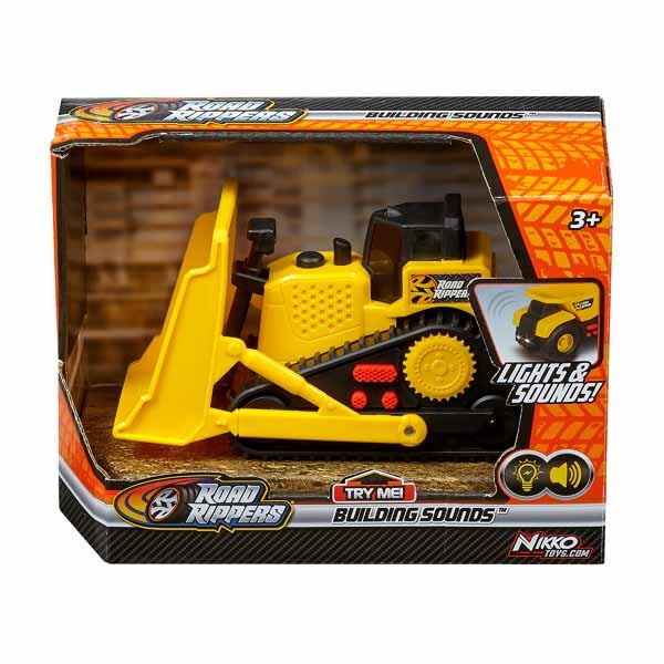 Nikko Rhino Bulldozer ride-on construction toy - British product