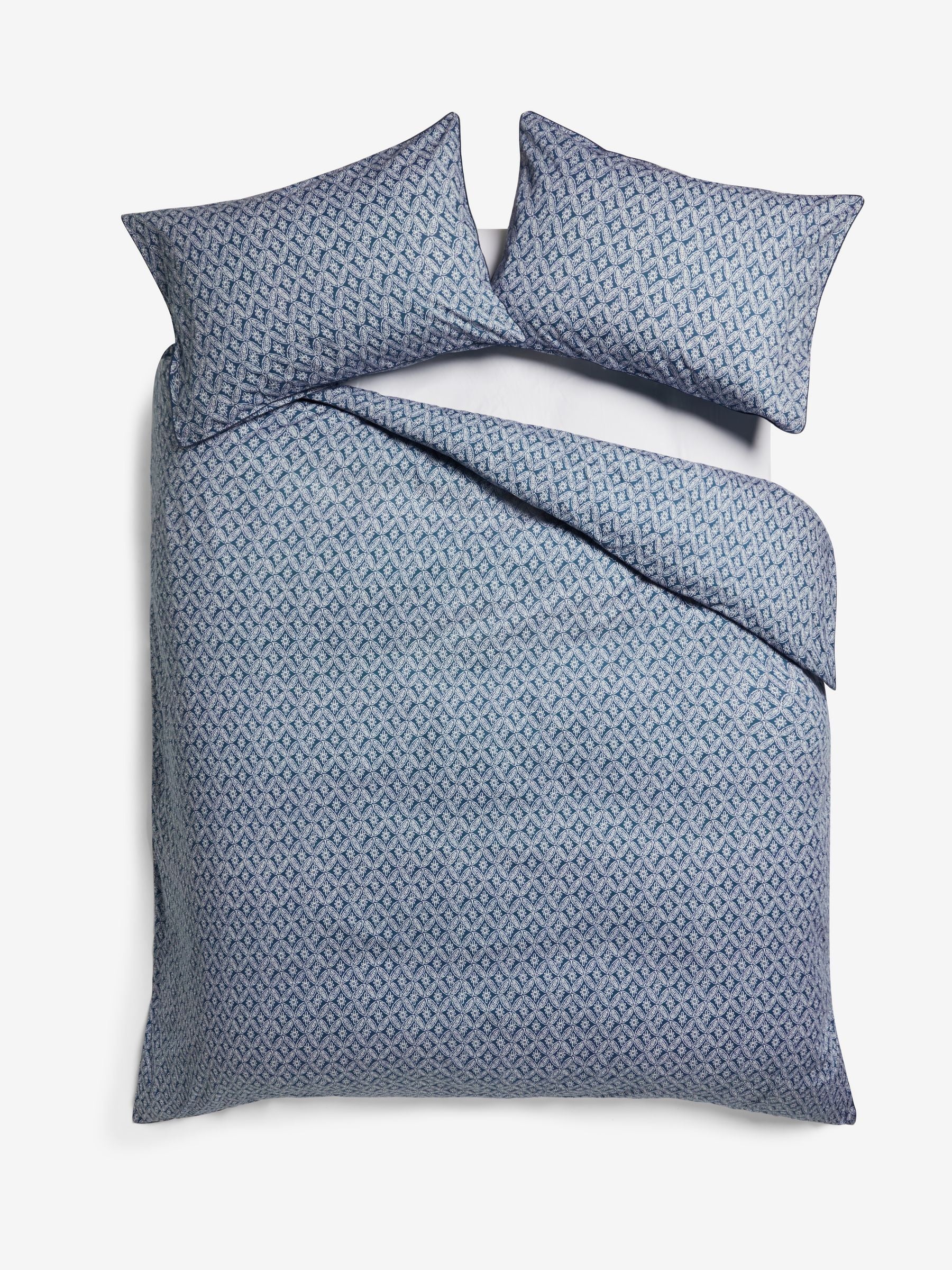 Nina Campbell Blue Kyoto duvet cover set, imported from the UK