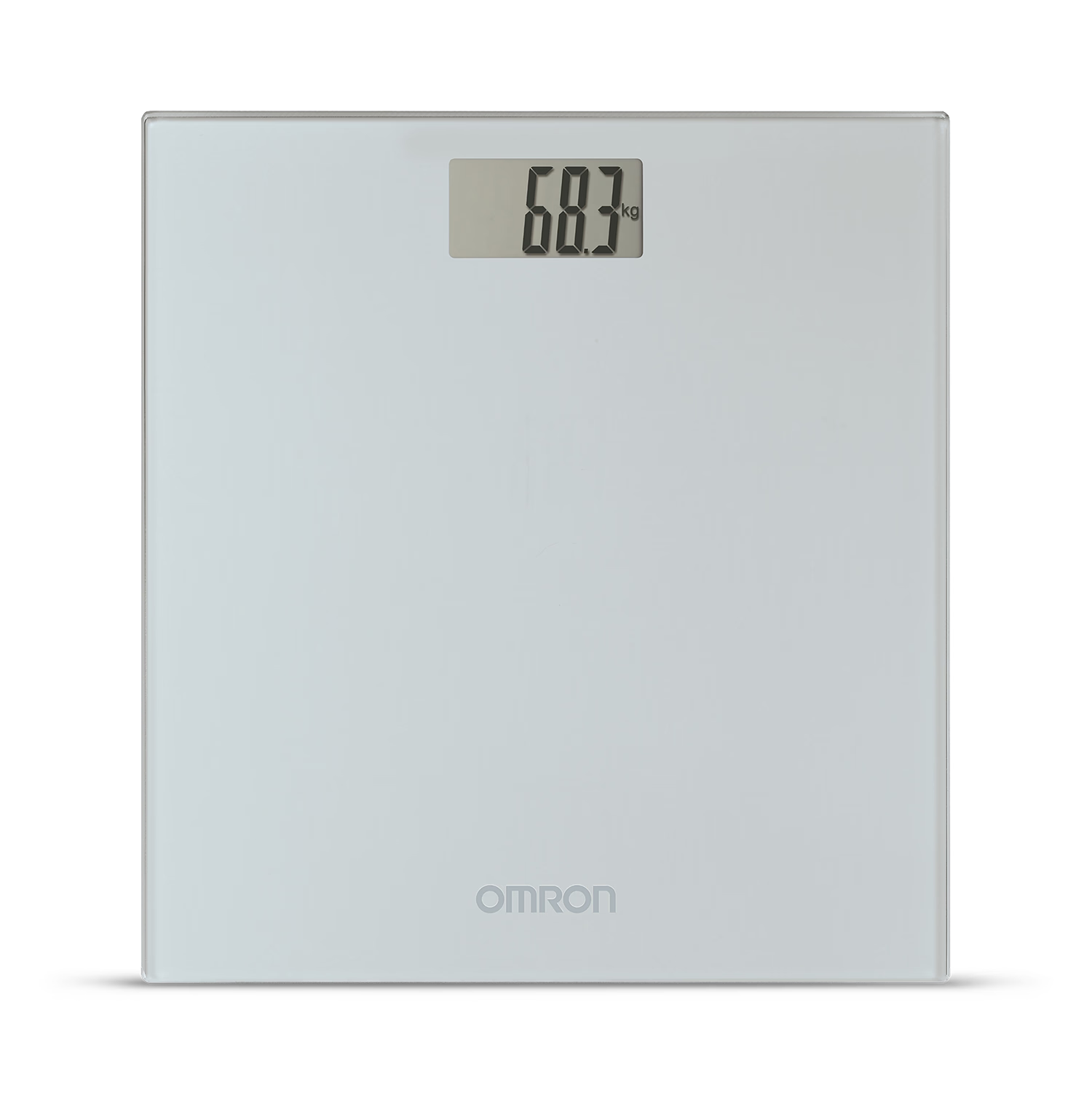Omron digital scale silky grey HN289, imported from the UK