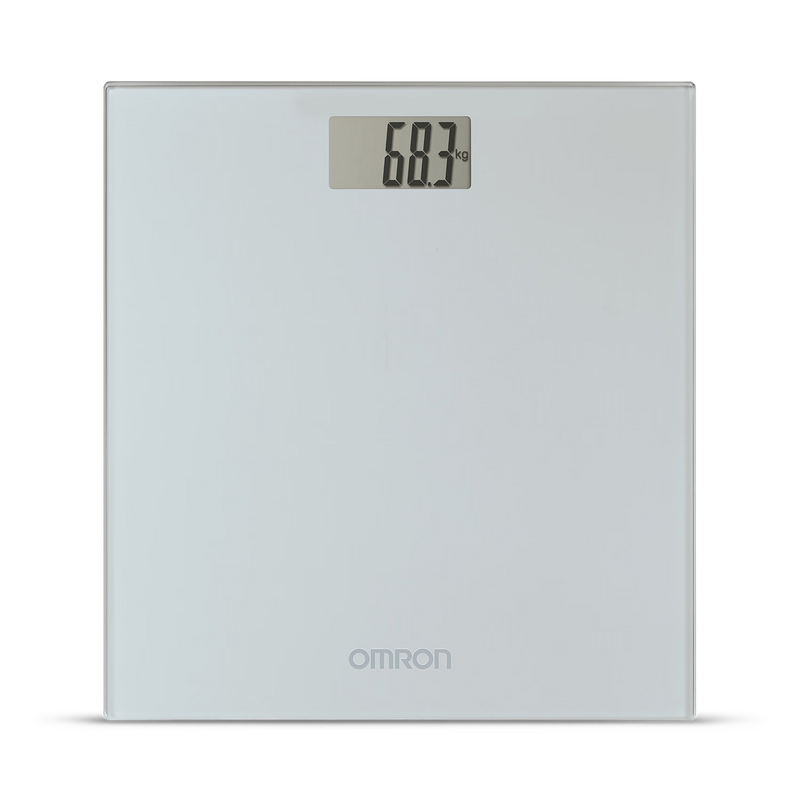 Omron digital scale silky grey HN289, imported from the UK