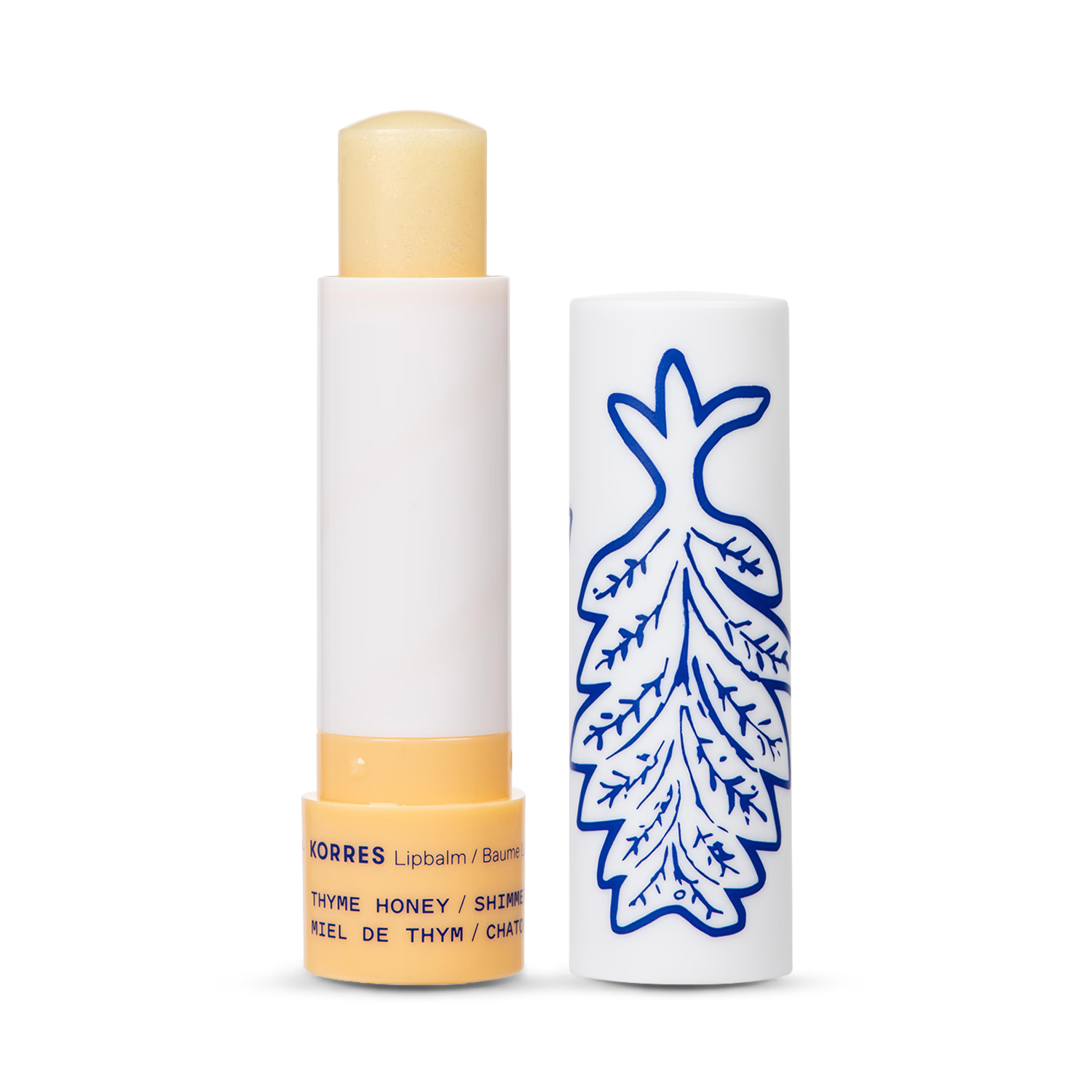 Korres honey shimmer lip balm 4.5g, UK version