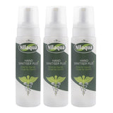 Nilaqua alcohol-free foaming hand sanitiser 200ml, imported from the UK