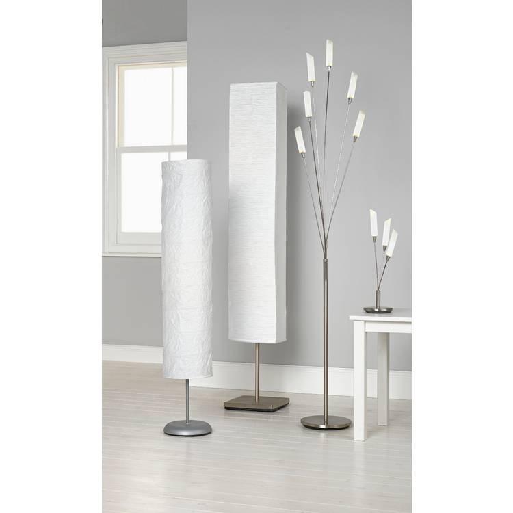 Argos Home tube paper floor lamp white, UK version