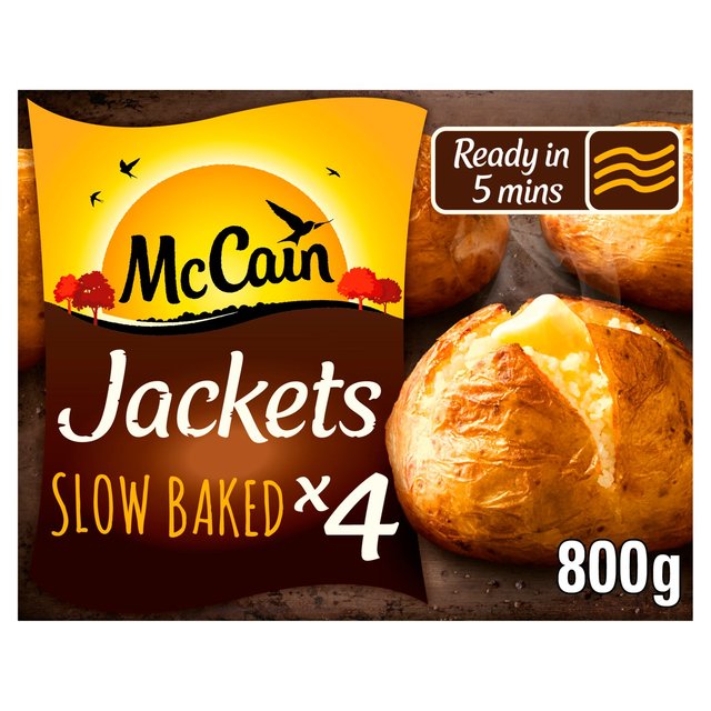 McCain 4 Baked Jacket Potatoes   800g