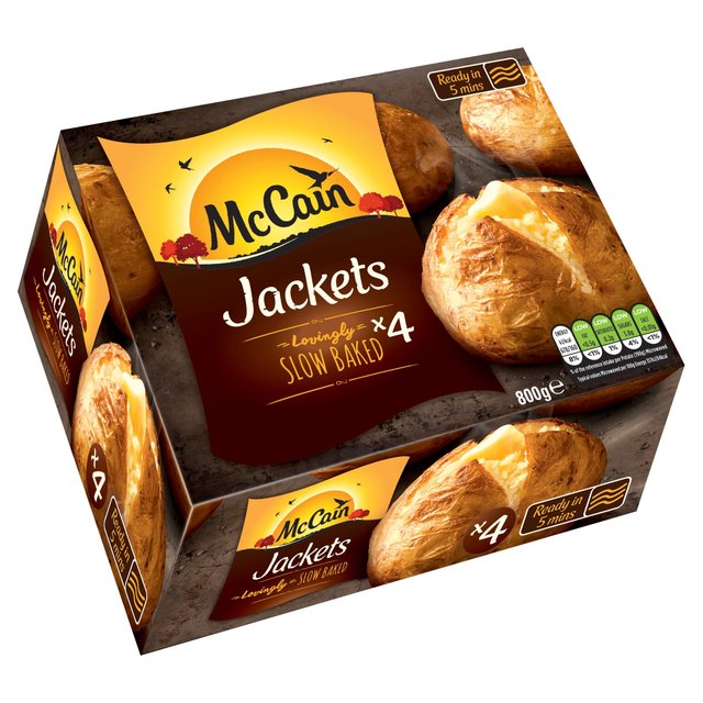 McCain 4 Baked Jacket Potatoes   800g