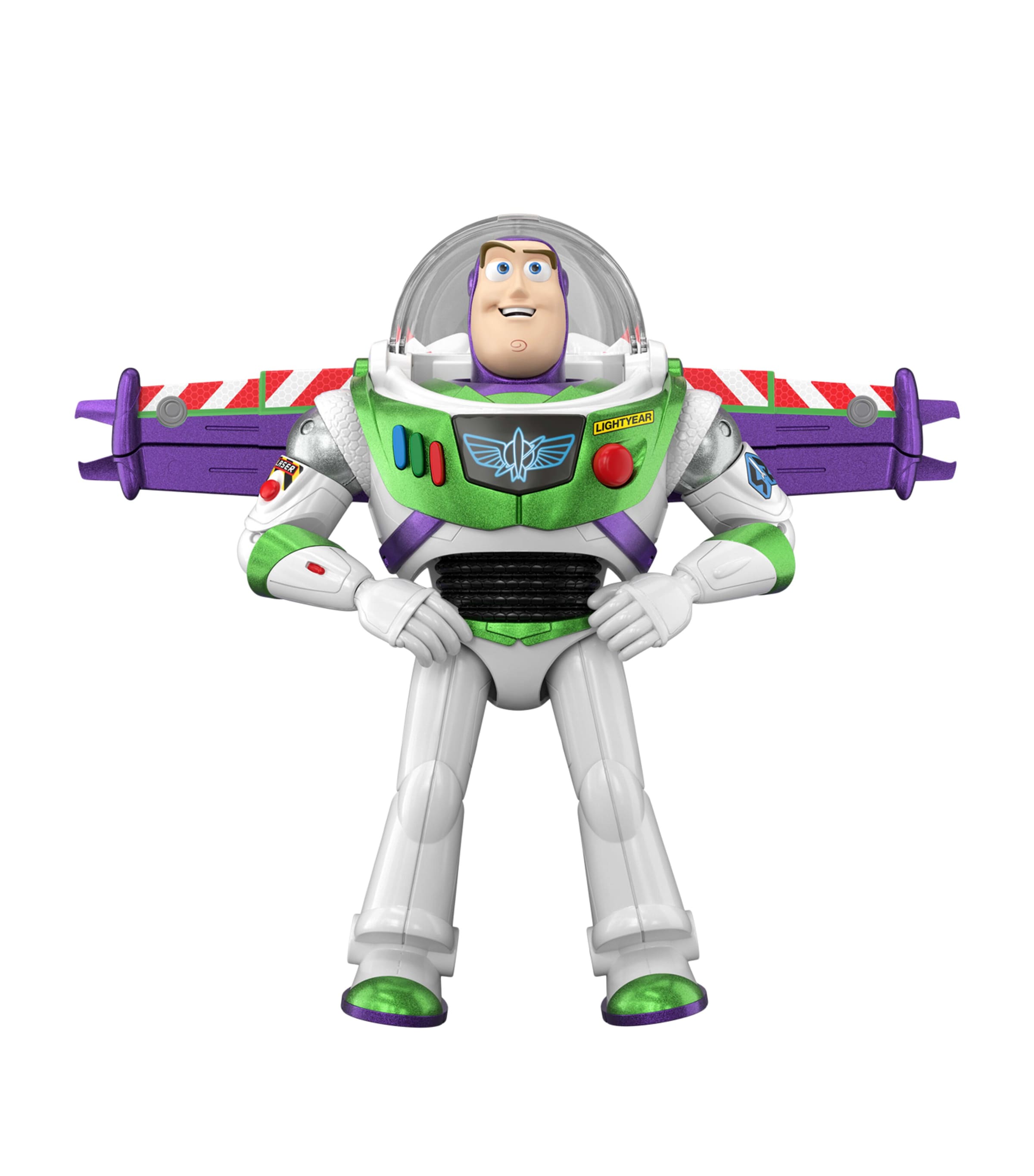 Disney Buzz Lightyear action figure Flight Mode Hi-Tech Edition 12-inch - British product
