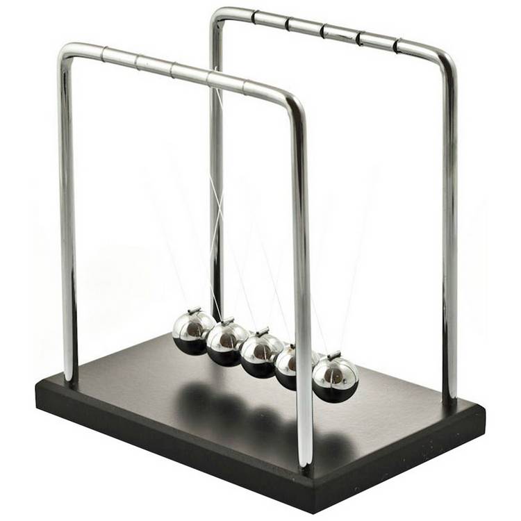 RED5 Newton's Cradle desk toy H18cm, imported from the UK
