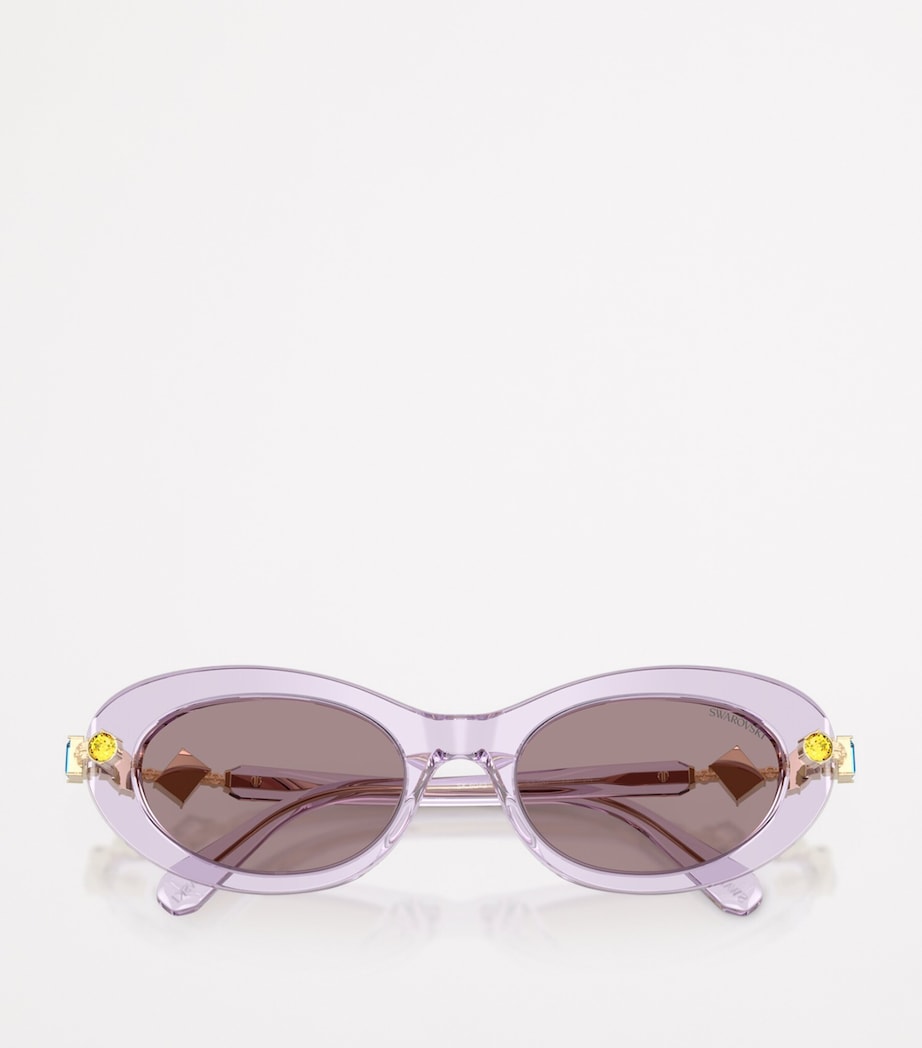 Swarovski acetate oval sunglasses - British product