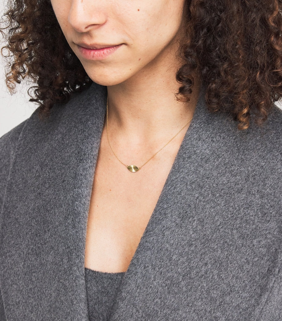 Jennifer Meyer evil eye necklace 18kt gold diamond, imported from the UK