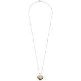 Moon & Back gold heart two-photo locket, UK version