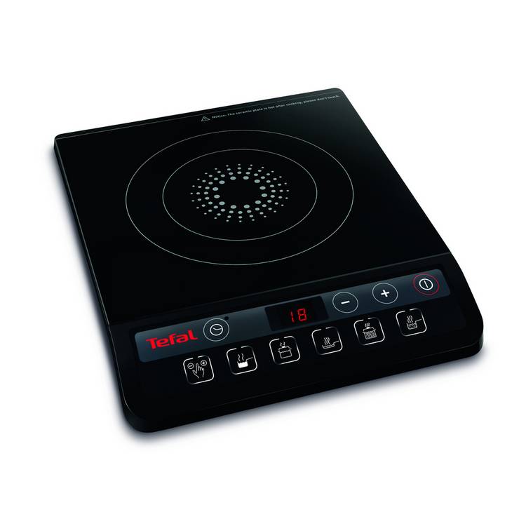 Tefal induction hob black 2100W - British product