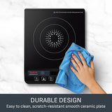 Tefal induction hob black 2100W - British product