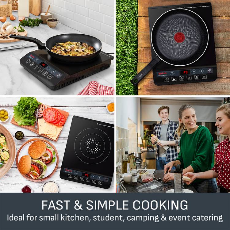 Tefal induction hob black 2100W - British product
