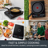 Tefal induction hob black 2100W - British product