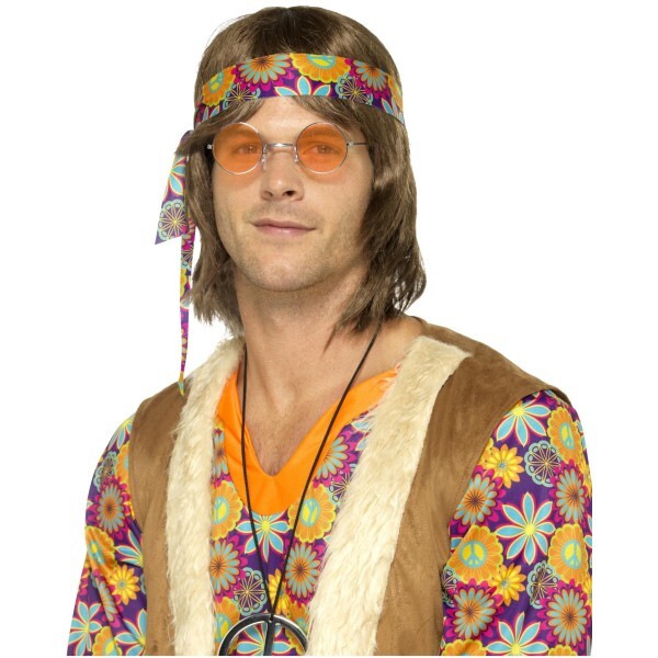 Smiffys hippie specs orange (British brand)