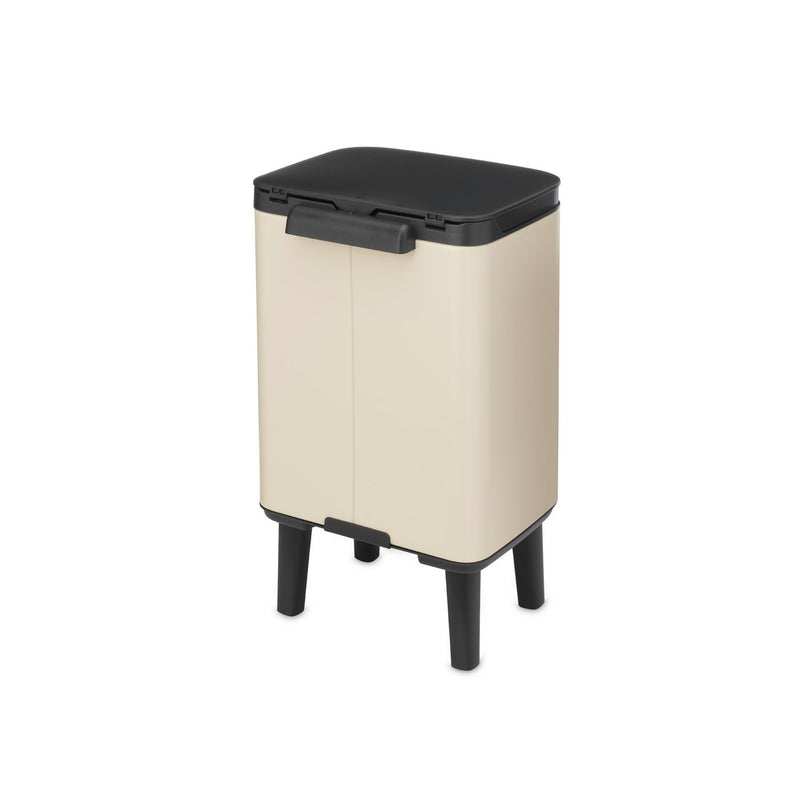 Brabantia waste bin soft beige 4 litre, imported from the UK
