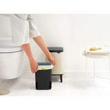 Brabantia waste bin soft beige 4 litre, imported from the UK