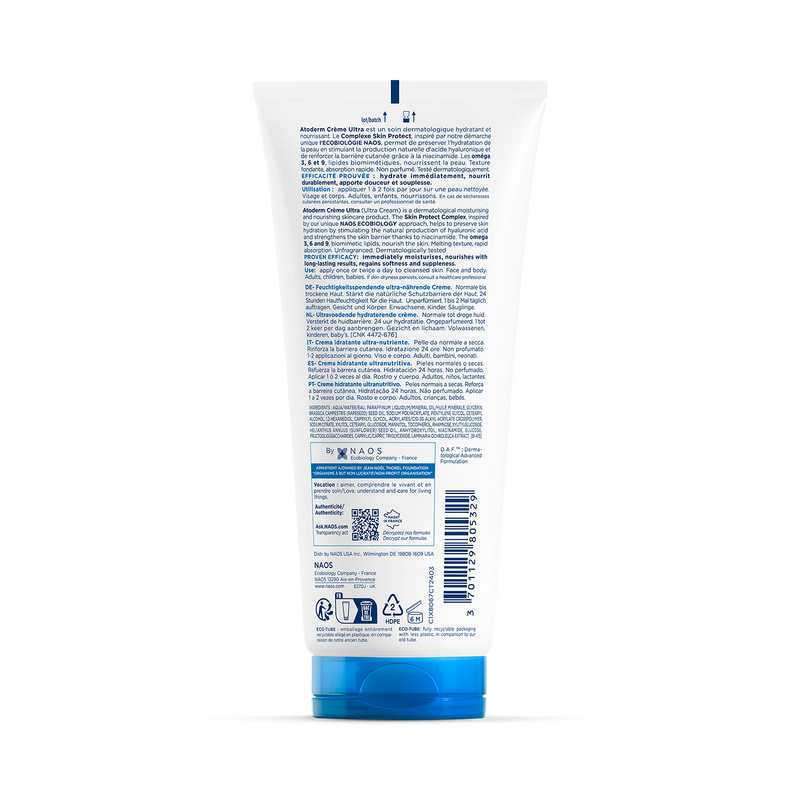 Bioderma Atoderm Cream Ultra moisturiser 200ml (British brand)