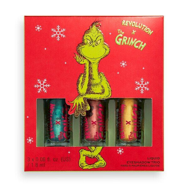 DNR The Grinch X Revolution Don't Give A Grinch Eyeshadow GOODS Superdrug   