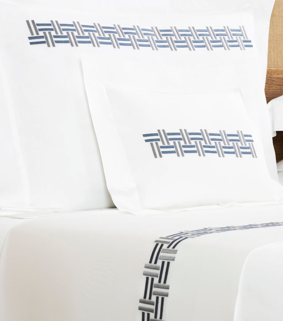 Frette boudoir pillowcase Basket Weave 30x40cm (British brand)