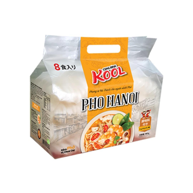 Kool Pho tom yum rice noodles pack of 8, UK version