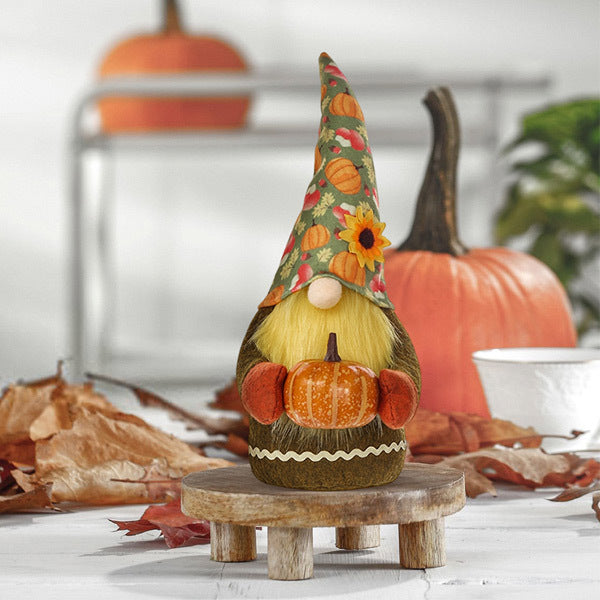 Livingandhome Halloween gnome decoration 34cm, imported from the UK