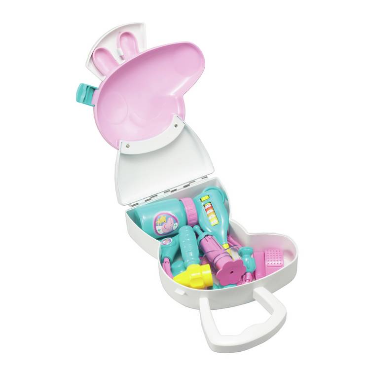 Peppa Pig toy doctor set with medical case, UK version