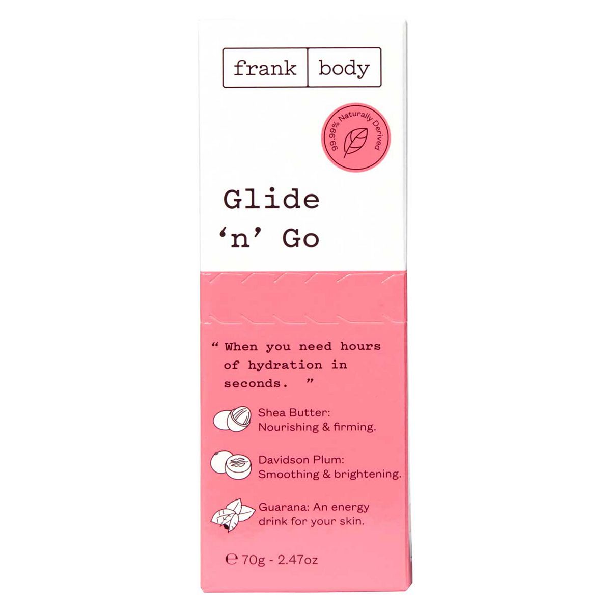 Frank Body Glide 'N' Go body oil stick 70g GOODS Boots   