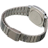 Casio watch chrome coloured stainless steel bracelet (British brand)