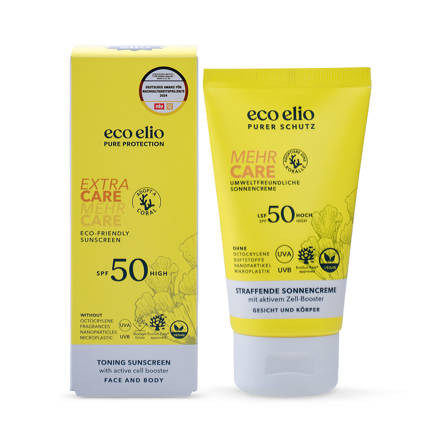 eco elio Extra Care sunscreen (British brand)