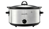 Crockpot 5.6L Slow Cooker - Stainless Steel GOODS Argos