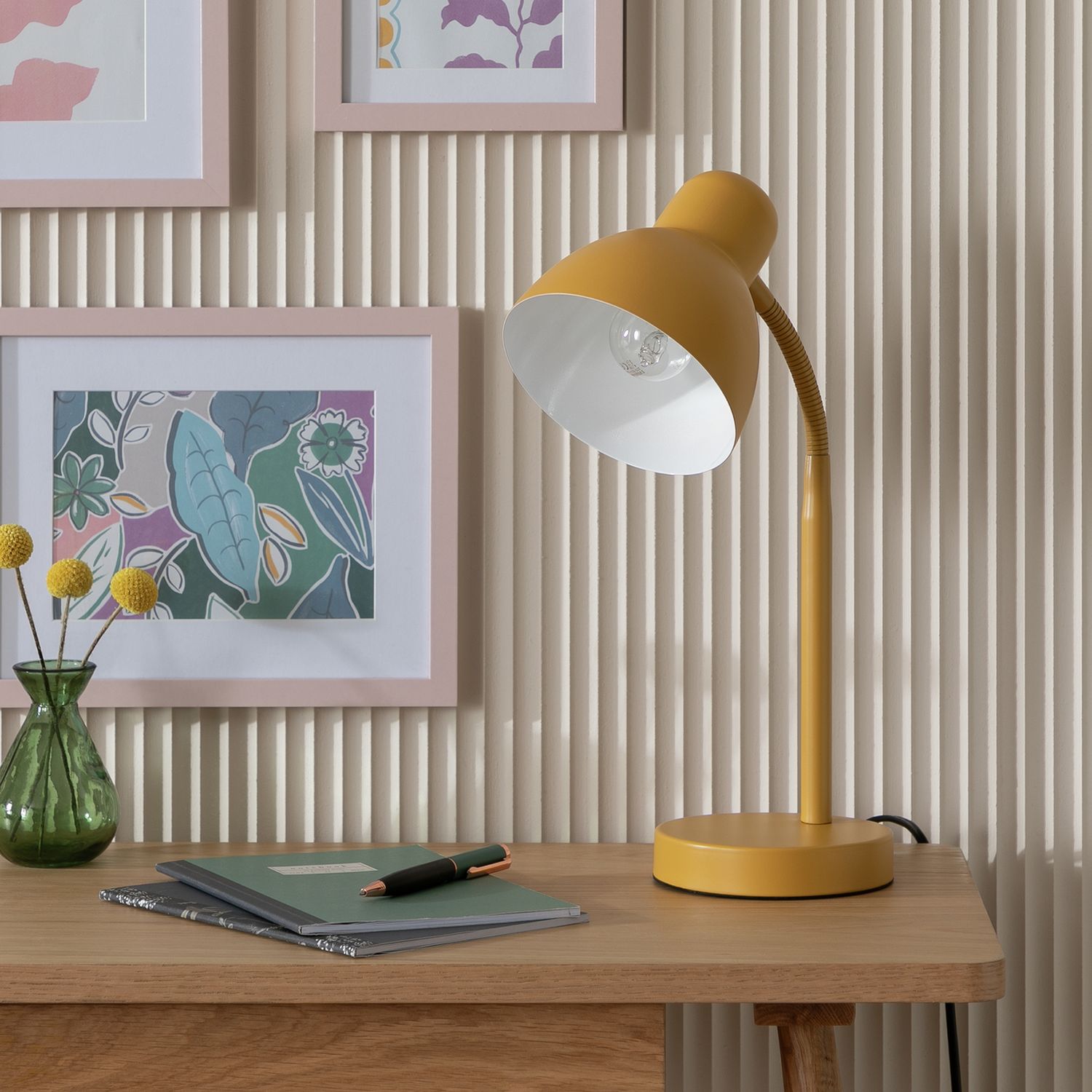 Argos Home Desk Lamp - Red
