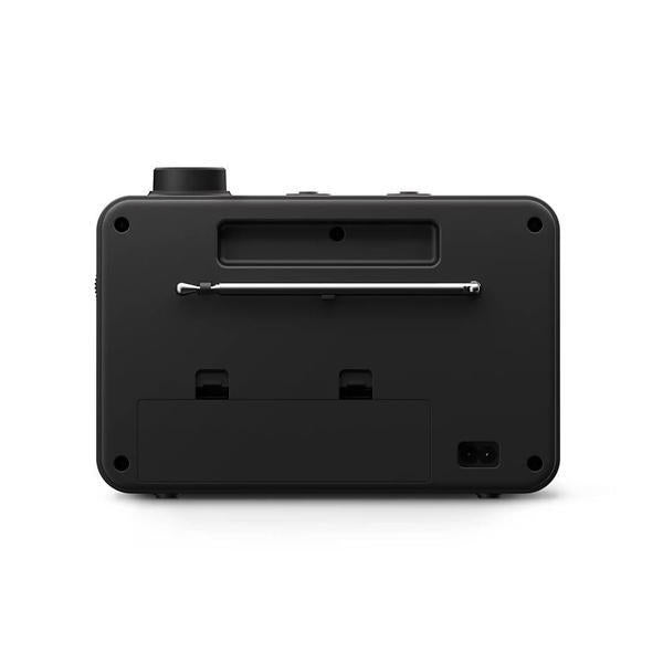 Philips portable FM/AM analogue radio black - British product