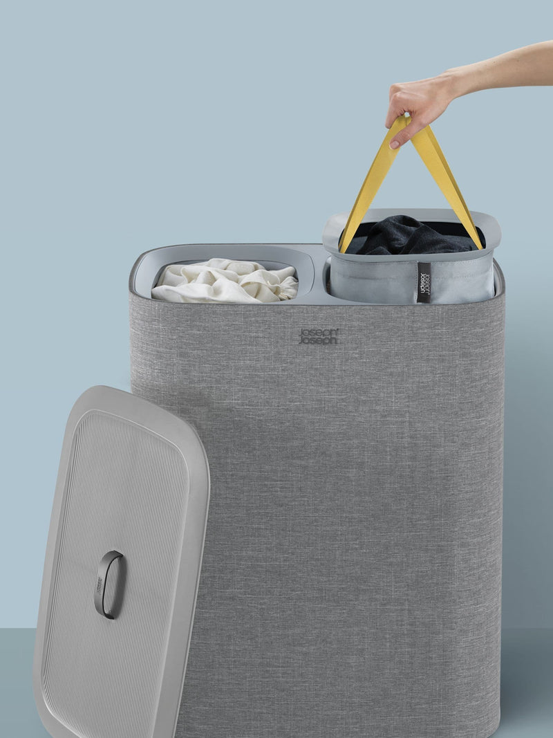 Joseph Joseph Tota grey laundry separation basket 90L - British product