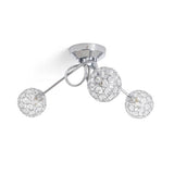 Argos Home three arm beaded ceiling light, imported from the UK
